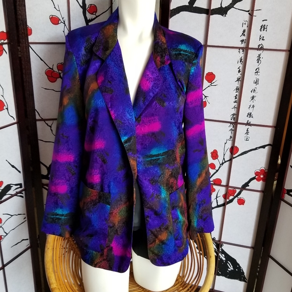 Vintage Jackets & Blazers - 1980's Andre Chateau Blazer Medium Relaxed Fit